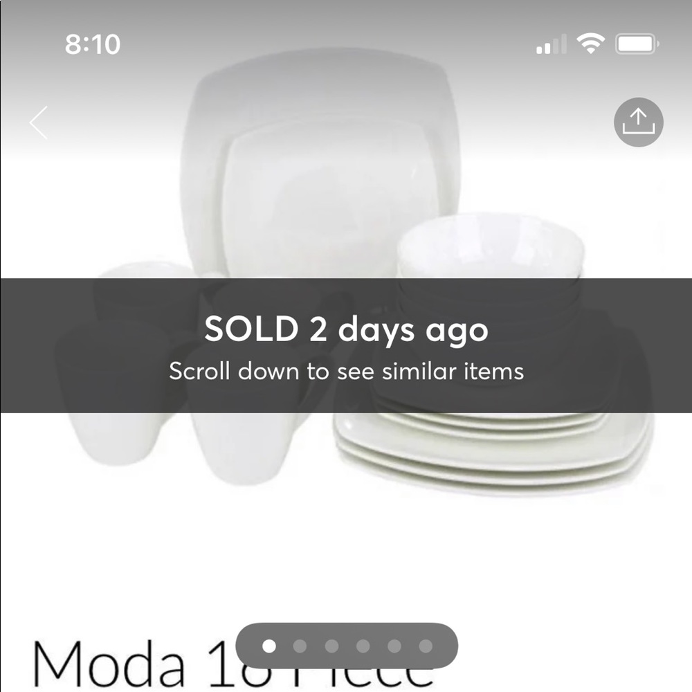 Oneida Moda Porcelain Modern 16pc Dinnerware
